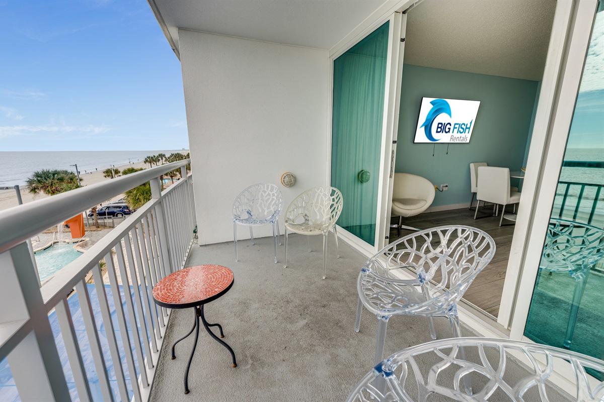 Breathtaking Views from Balcony!