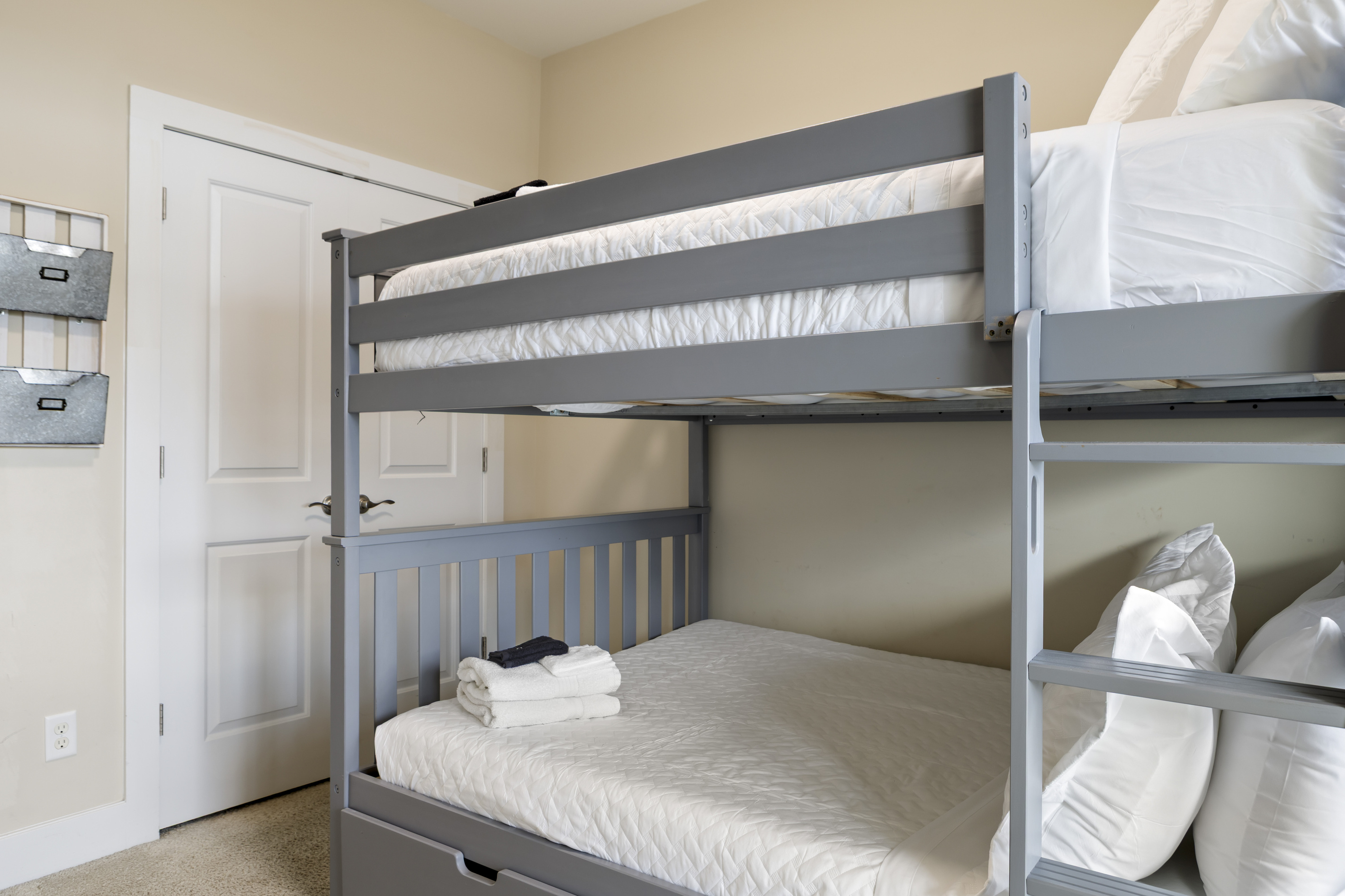 Full over full bunk - bed linens provided