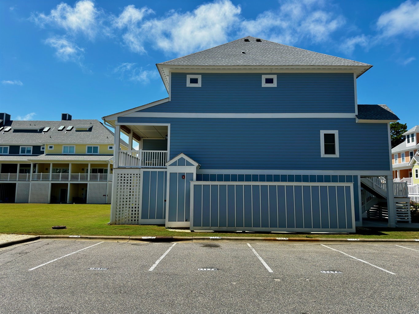 1-car garage, 1 parking spot in the driveway, and 1 dedicated parking spot