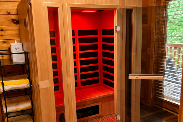 Relax and recharge in your private Infra Red Sauna