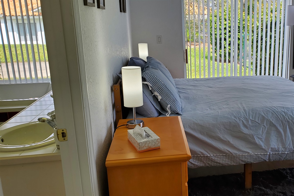 Master King bedroom and private ensuite bathroom
