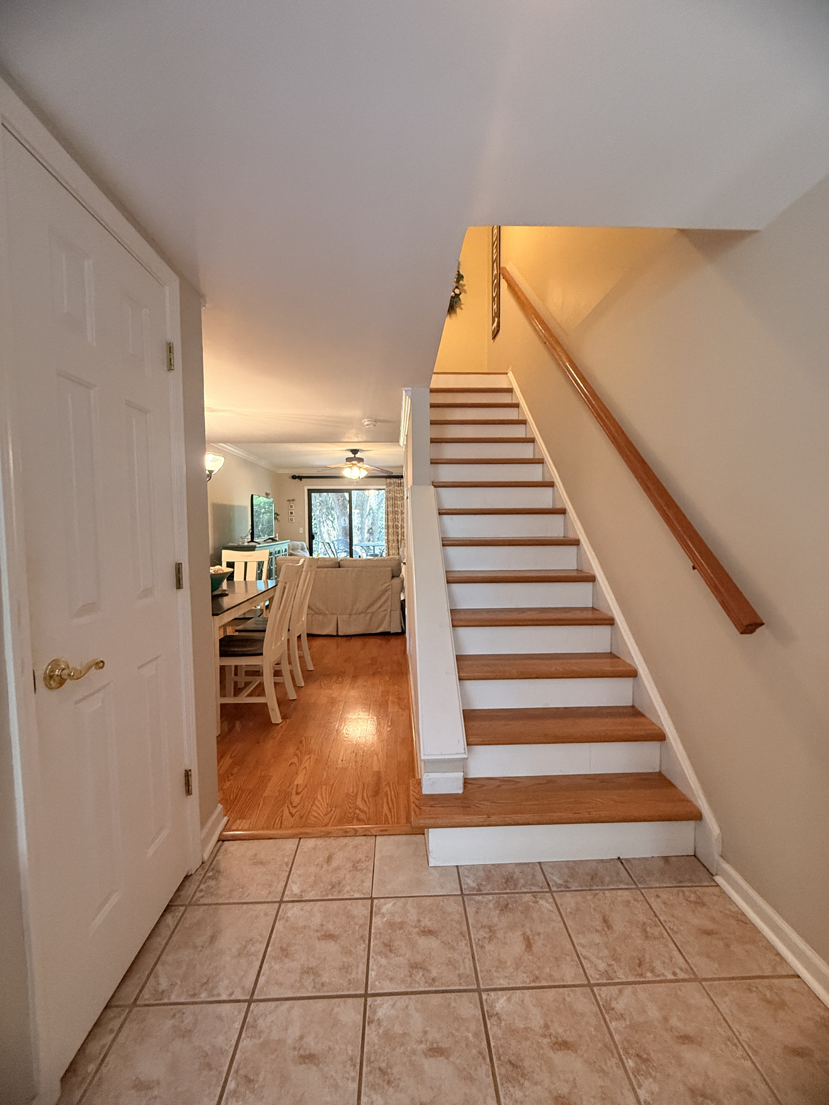 Stairs to the bedrooms