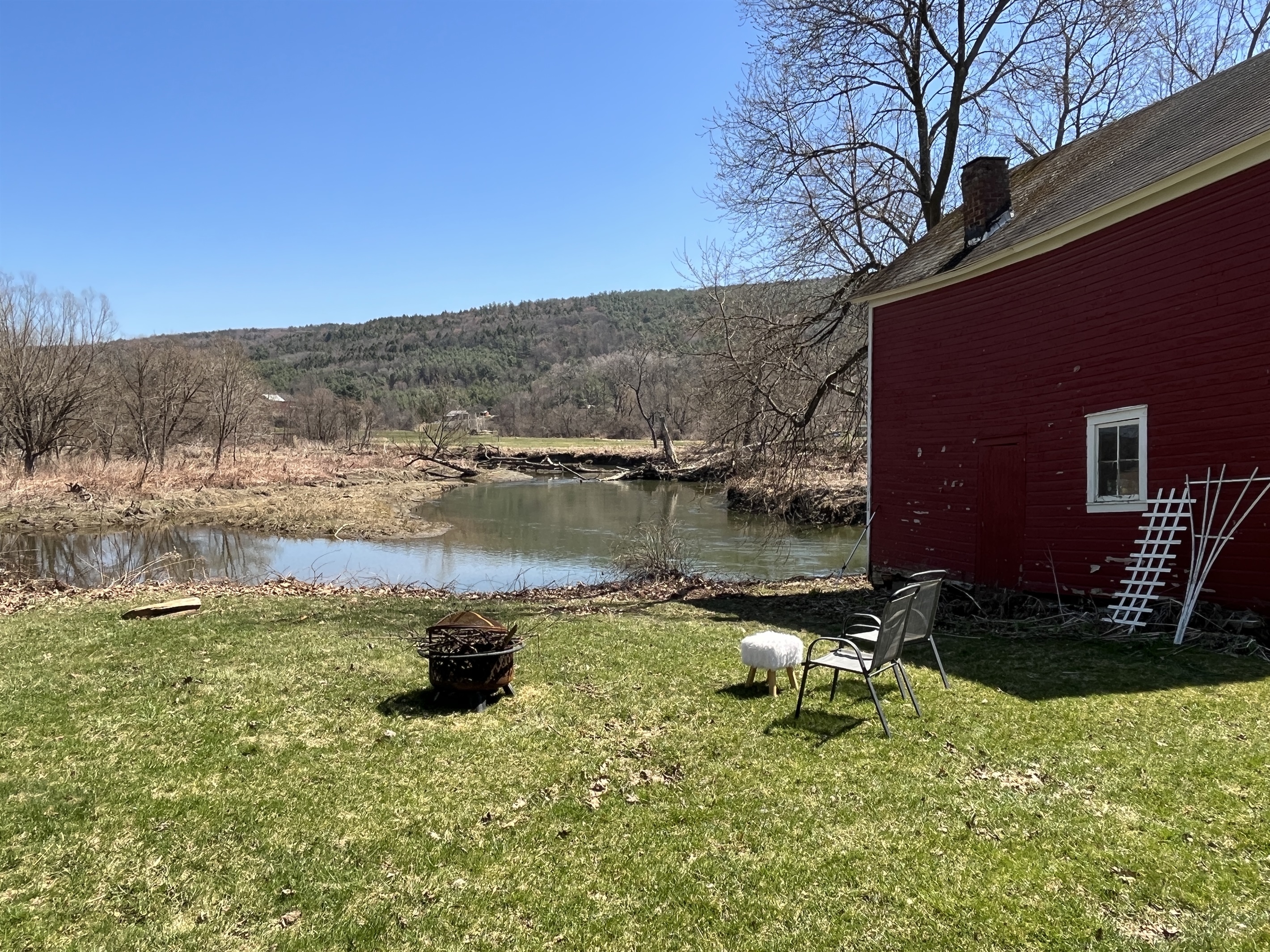 Back Yard with creek views