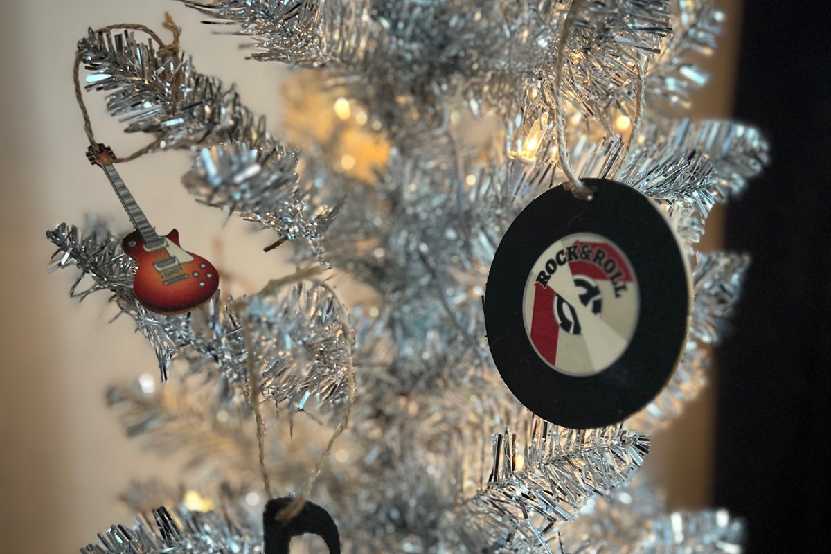 The Country Cottage is decorated annually for Christmas. 