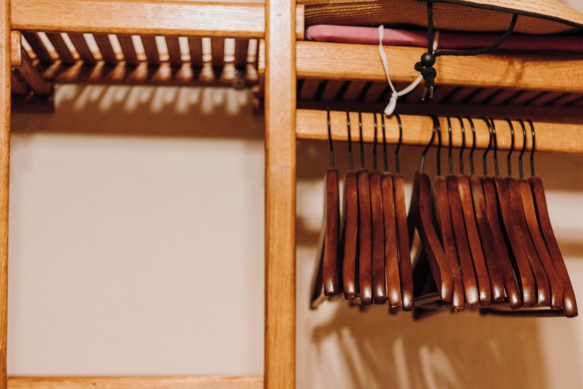 Walk-in closet, second floor.