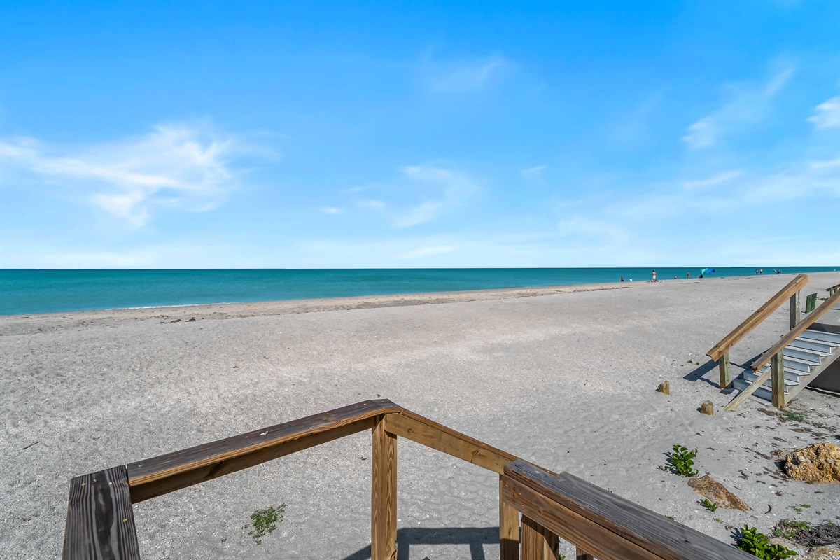 Private Beach for Both Units