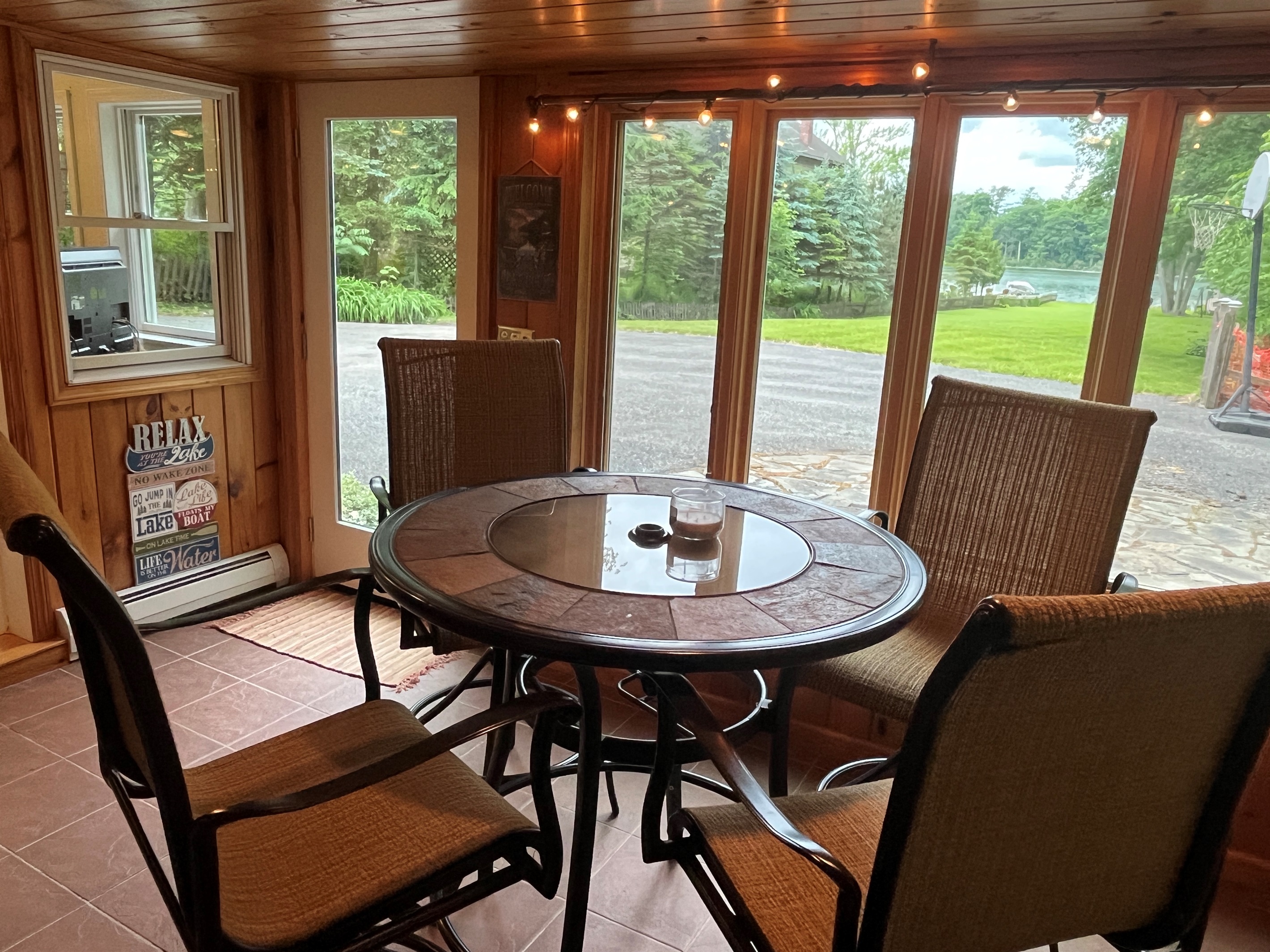 Lower level game room.