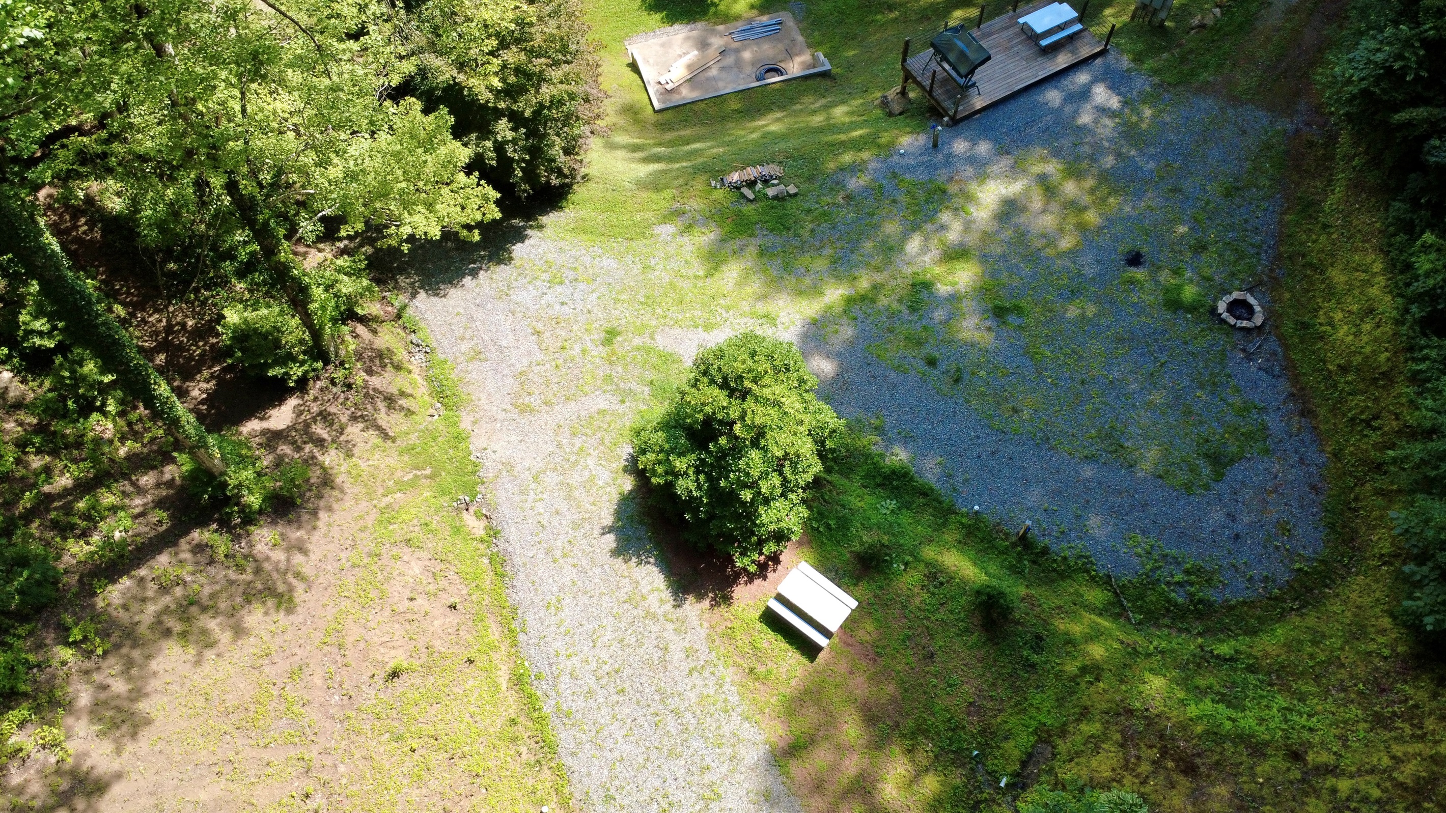 Sites 1, 2 & 3 — mingle at the fire, relax in your own corner.