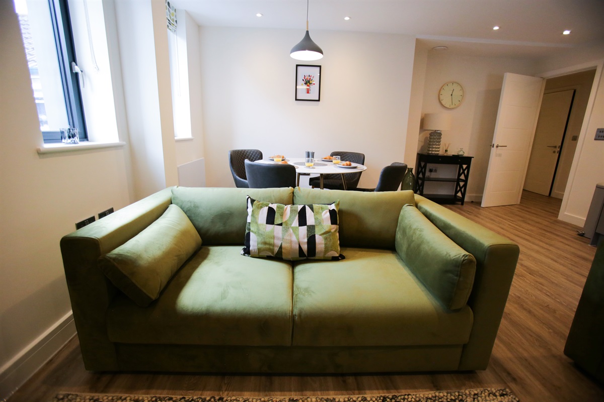 Lounge in 2 bed apartment