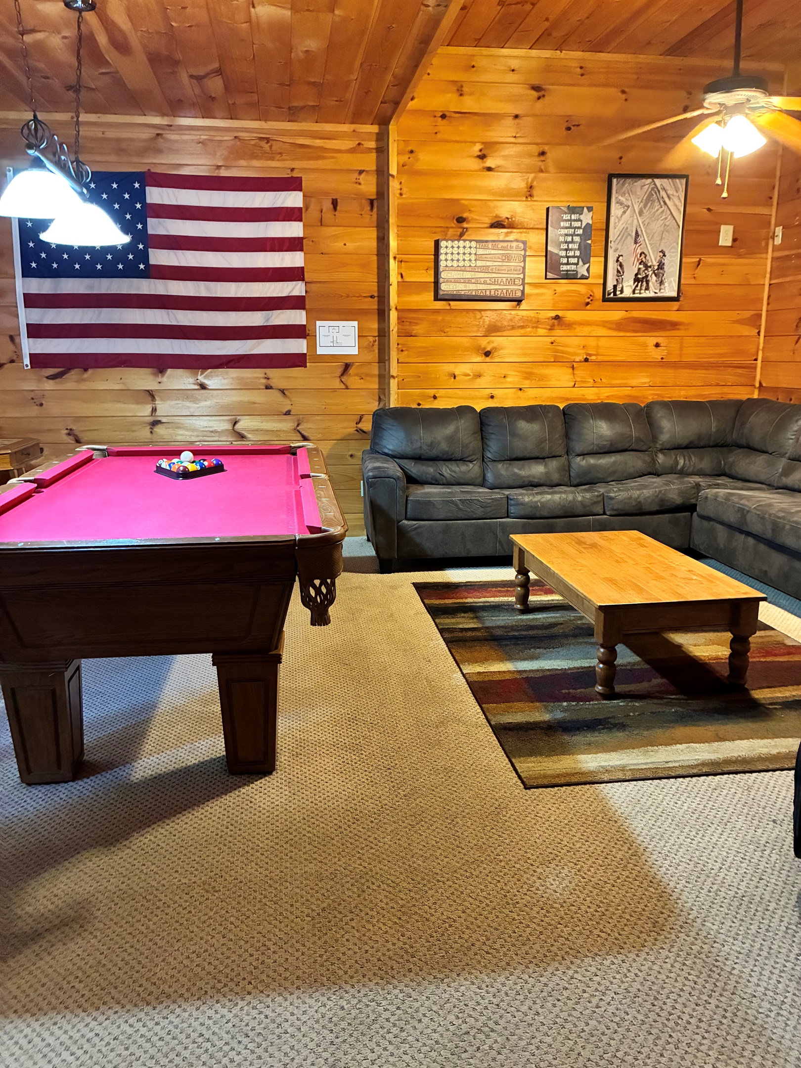 Not just a game room: I place for the entire family to relax and enjoy the time together!