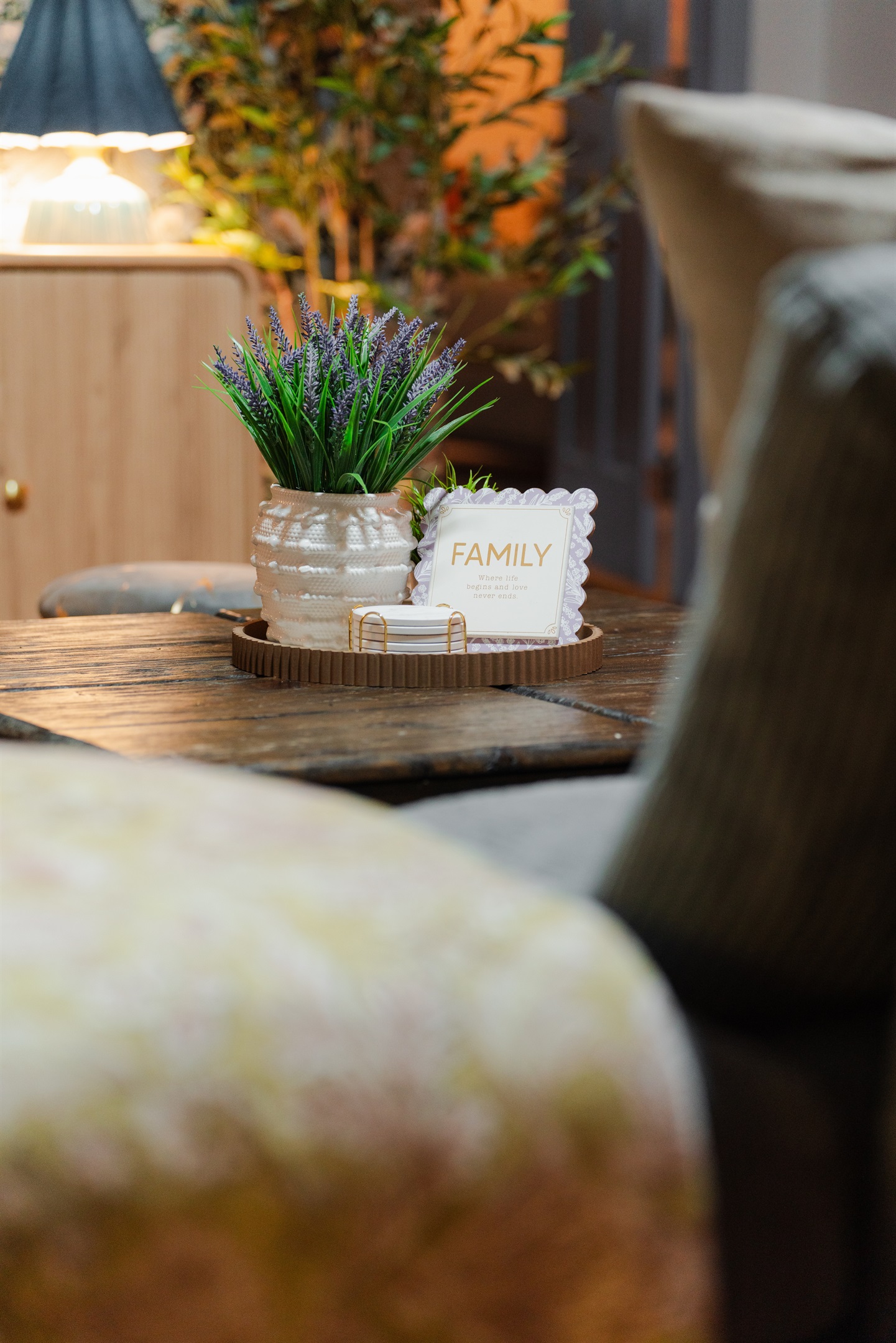 The home includes simple, thoughtful decor that makes the space feel comfortable and welcoming.