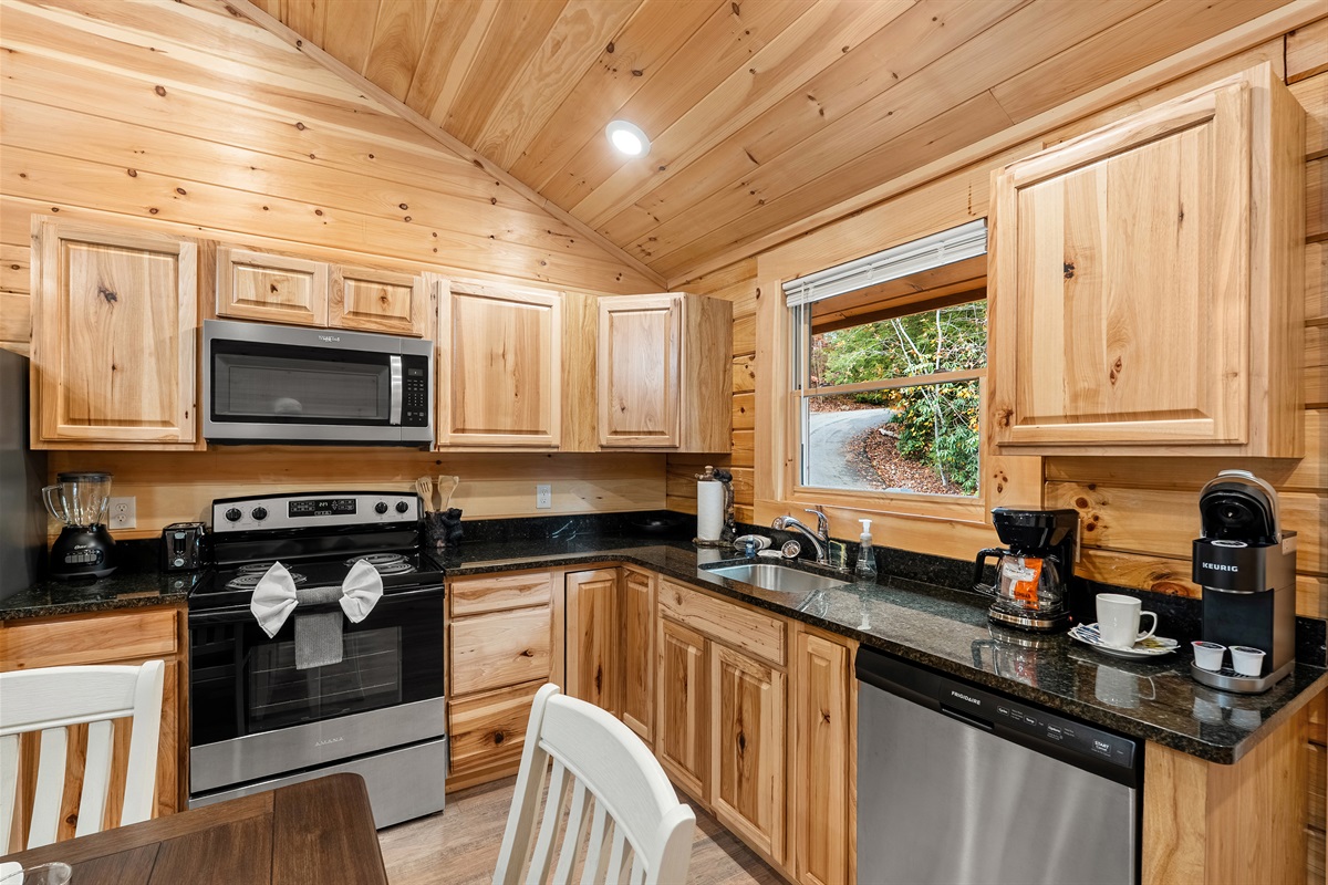 Fully stocked kitchen, beautifully designed — ready for your chef moments