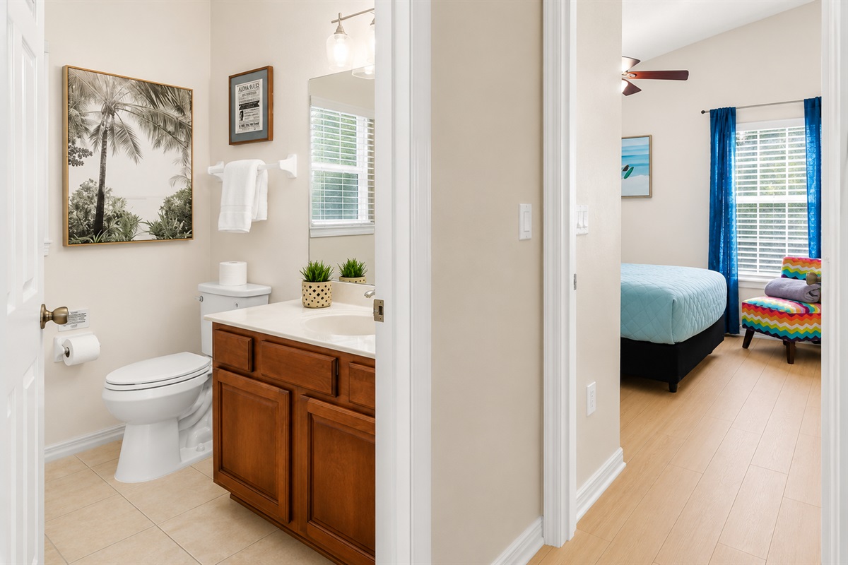 Central bathroom tub/shower combo
