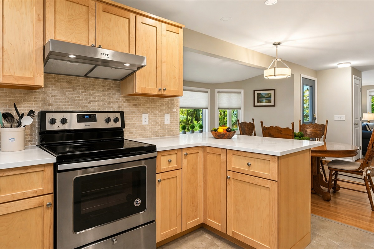 Newly renovated kitchen