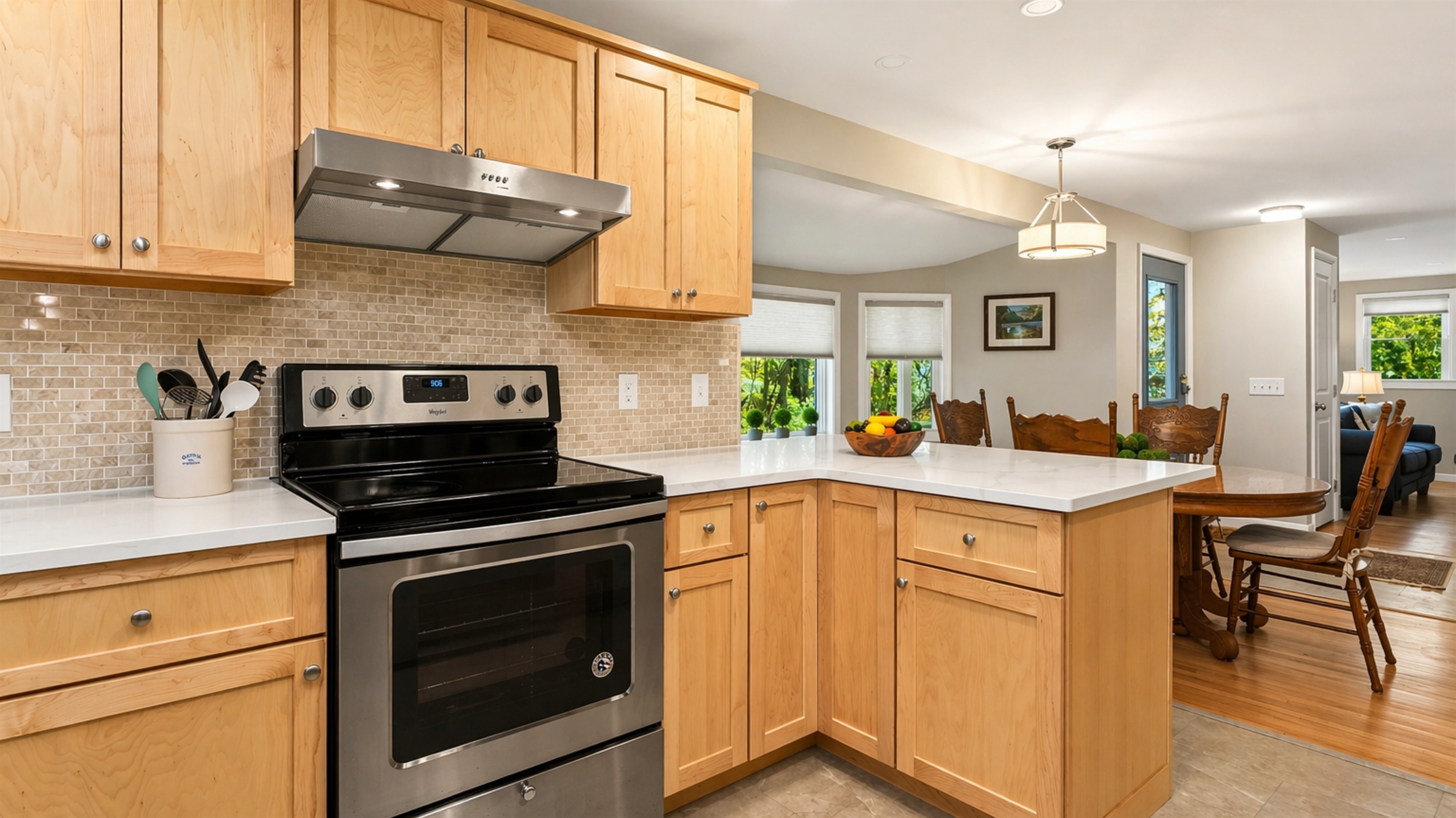 Newly renovated kitchen