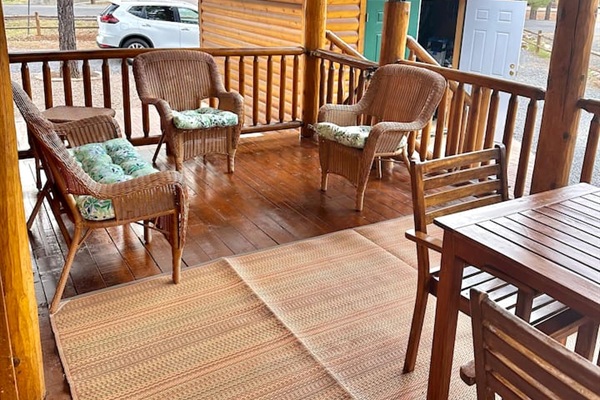 Numerous cozy spaces to enjoy, no matter the time of day!