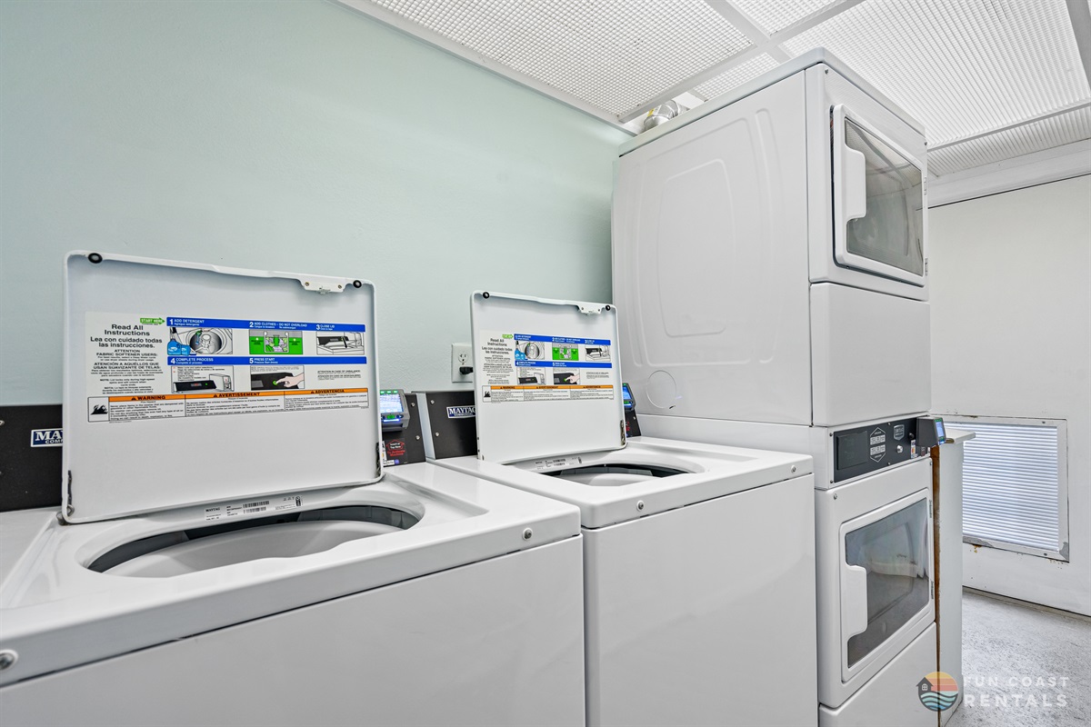 Community Laundry Room on Ground Floor with Washer/Dryer