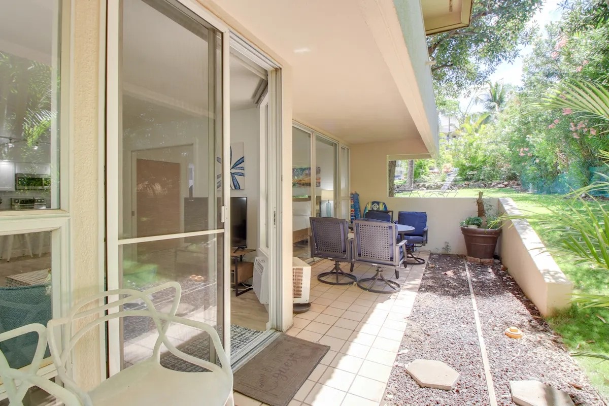 Bedroom 1 and Living room Patio 