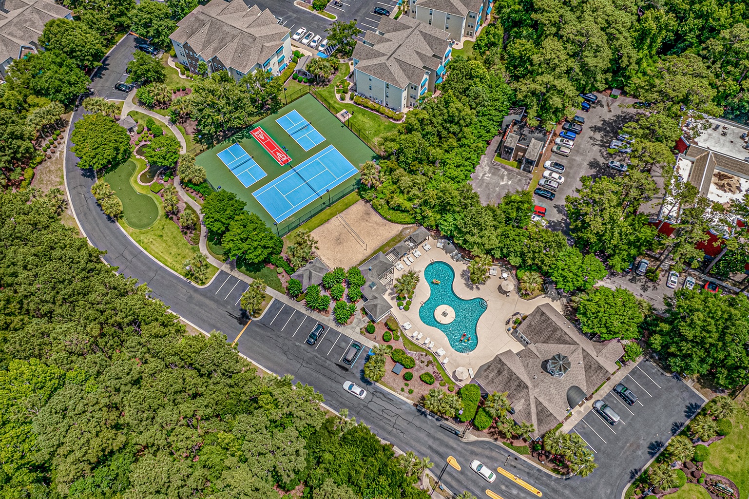 Pool, Tennis and Fitness Center