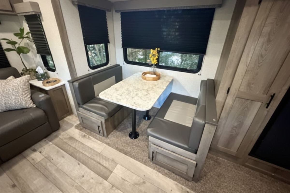 Dining Area that makes into bed