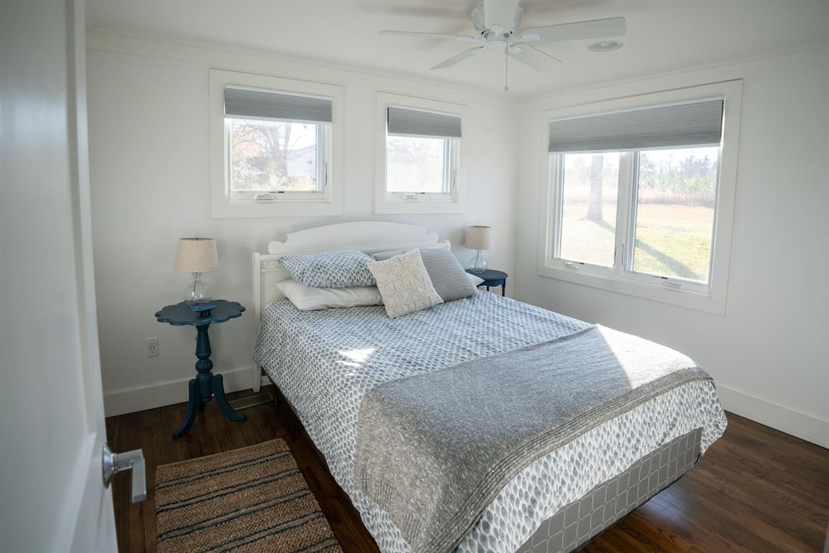 Master Bedroom with ensuite Bathroom--a private and quiet haven.