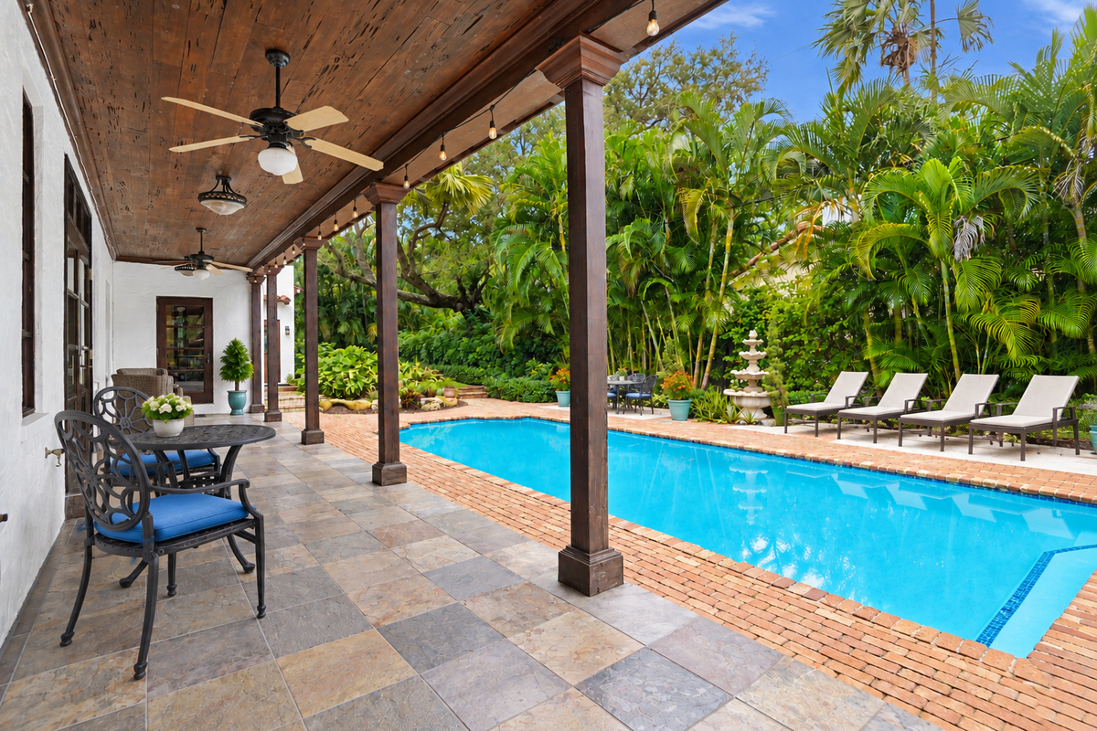 Morning swims and sunset lounging — the pool is all yours