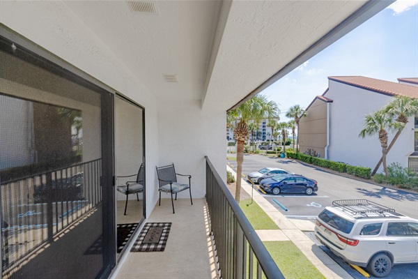 Balcony access off the second bedroom
