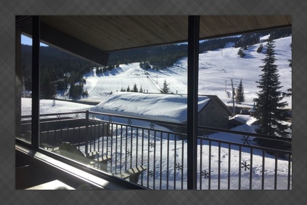 View from living room area.
