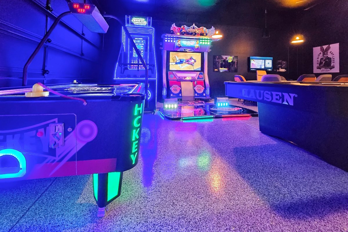 All arcades are free play.