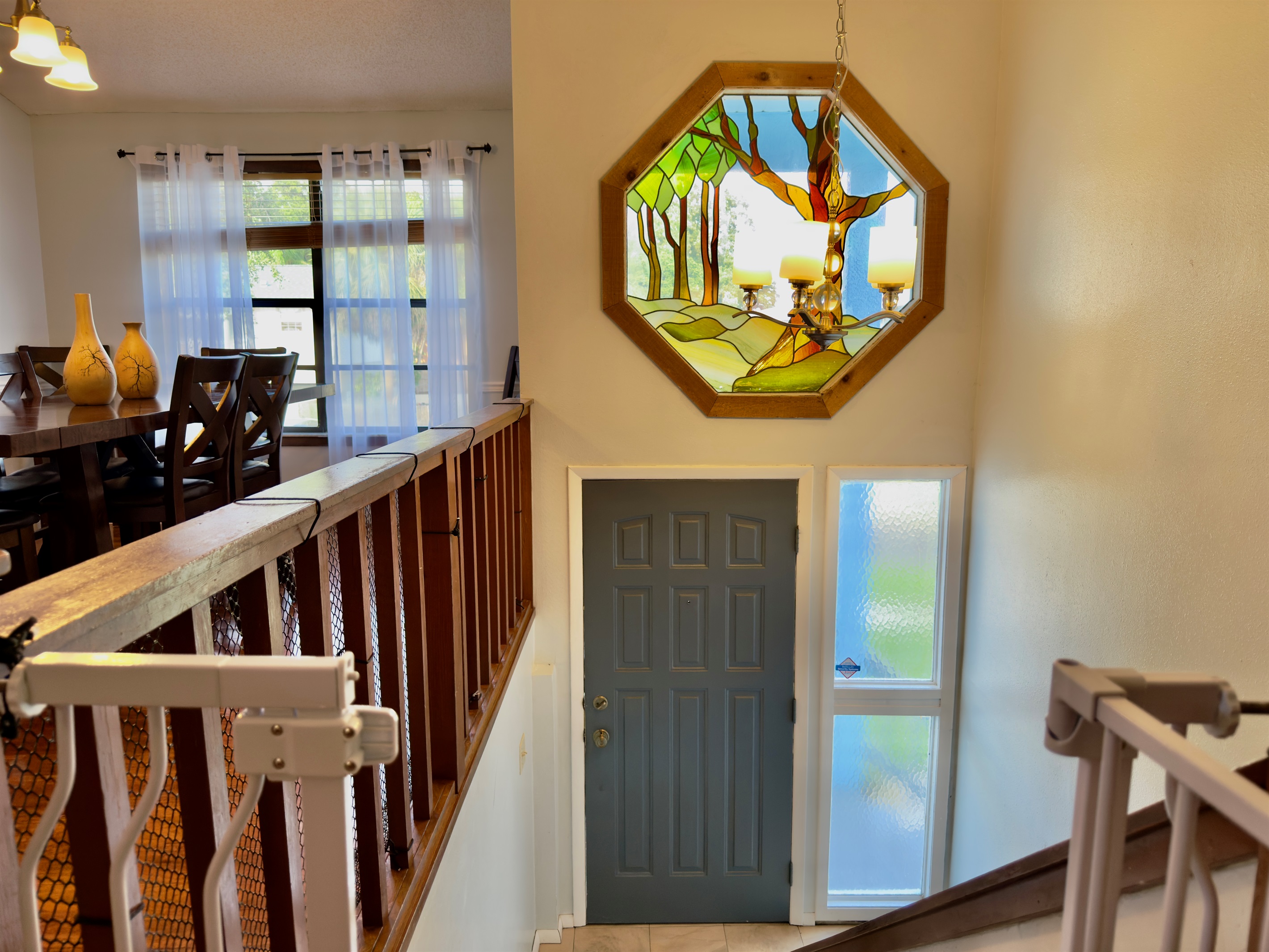Stairs to the second level