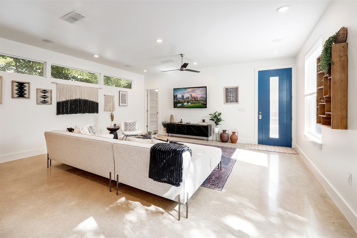 Spacious living area