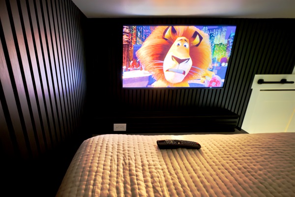 Private smart TV for the bunk bed