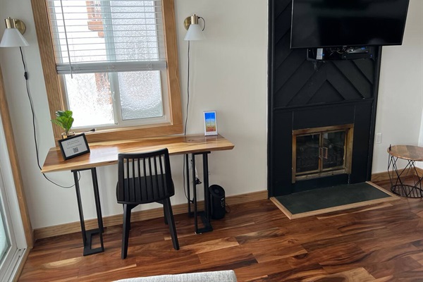Desk area with WiFi