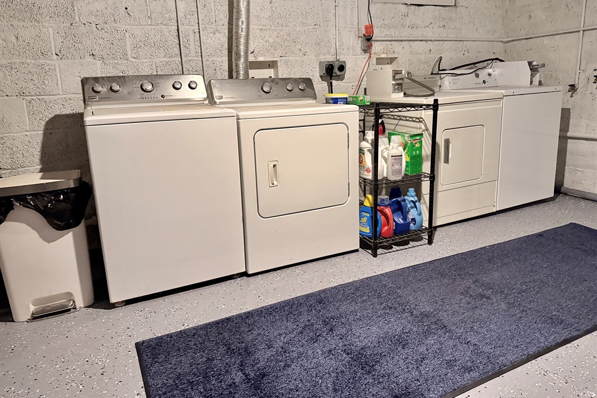 Free Laundry located in the basement.