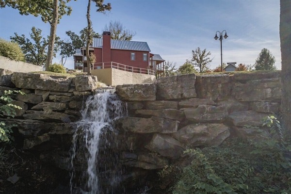 Waterfall in Neighborhood