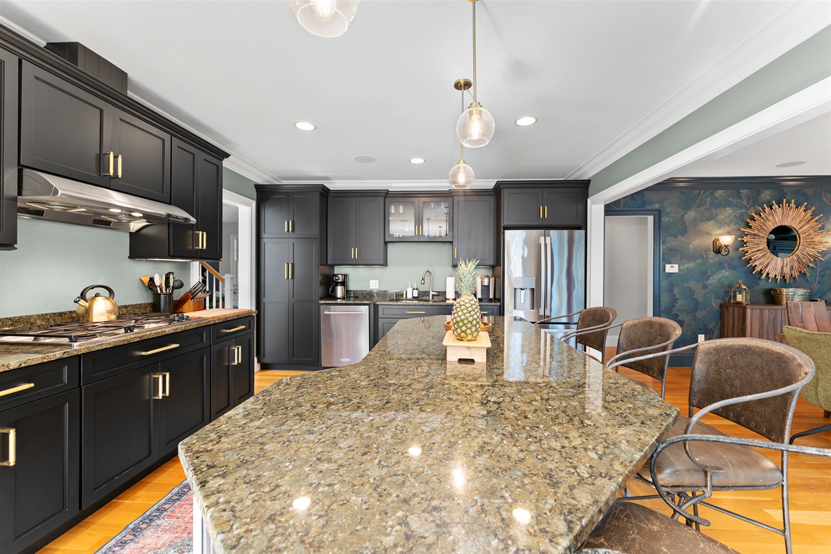 Our fully equipped kitchen makes cooking feel effortless