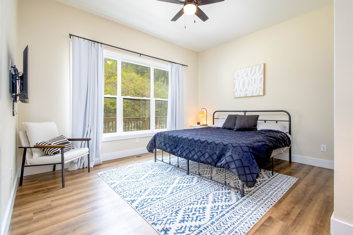 main level king bedroom