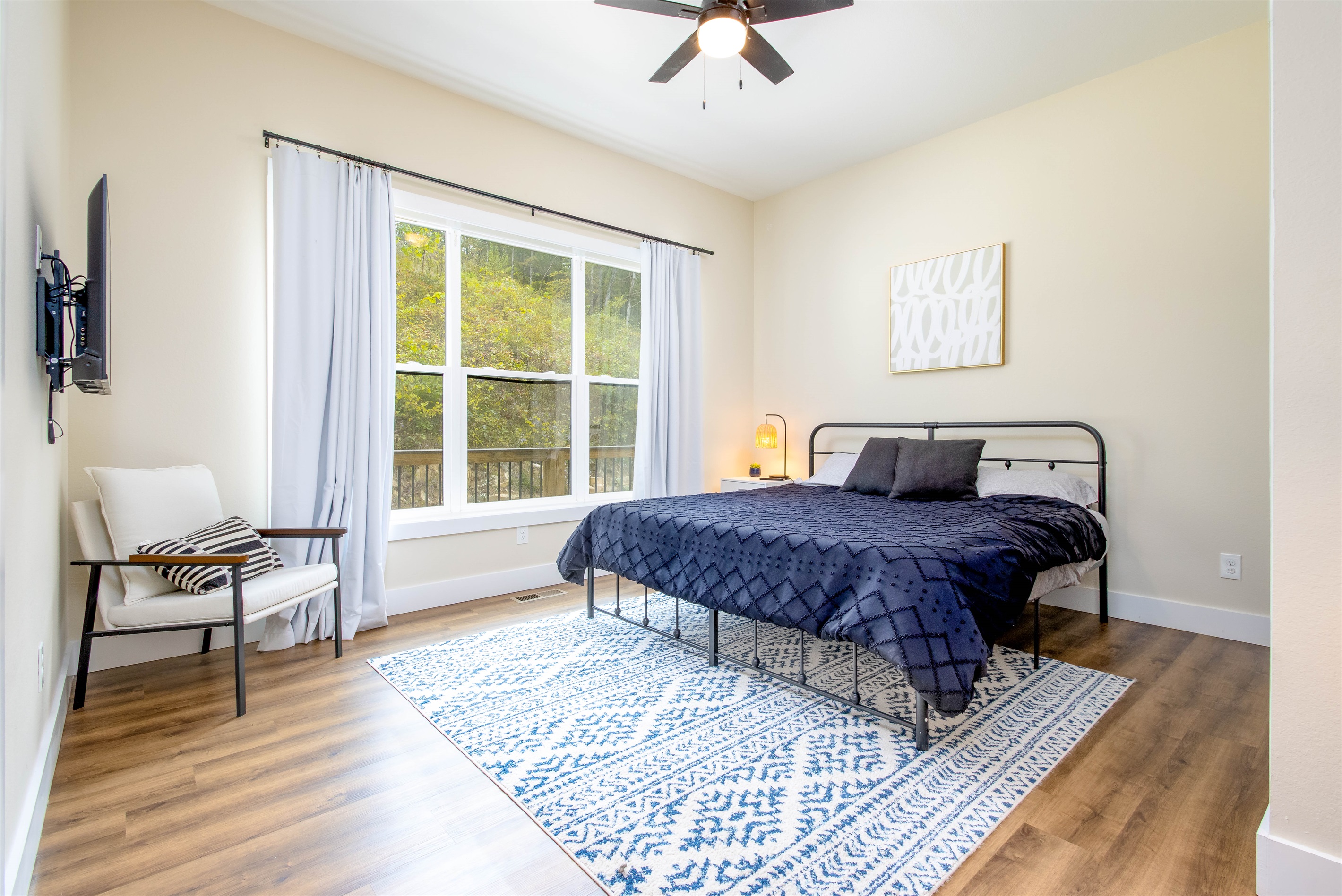 main level king bedroom