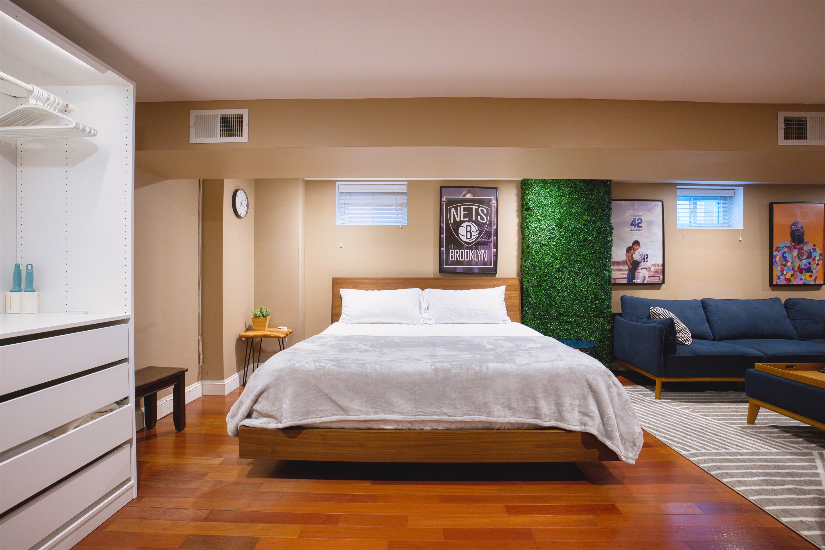 King bed #3 in lower floor bedroom suite