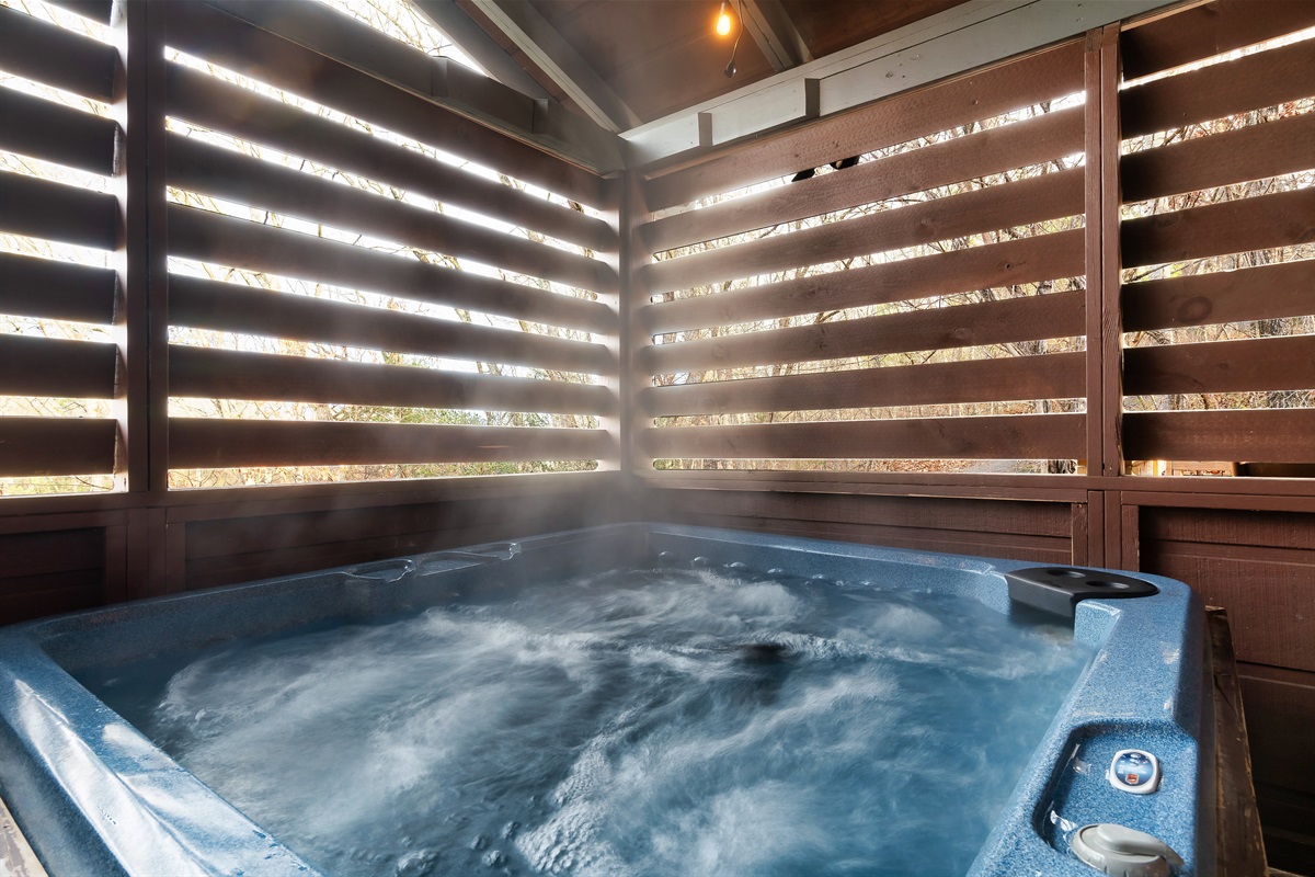 Soak away the stress, soak in the serenity.