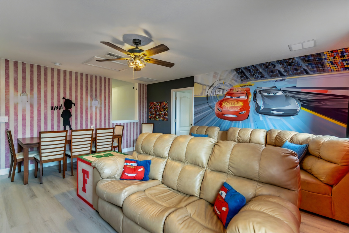 Enjoy Movie or Game Night in the Pixar Loft