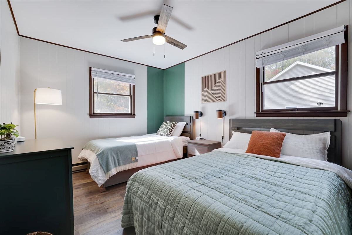 [Bedroom #3] Twin trundle and a full size bed.