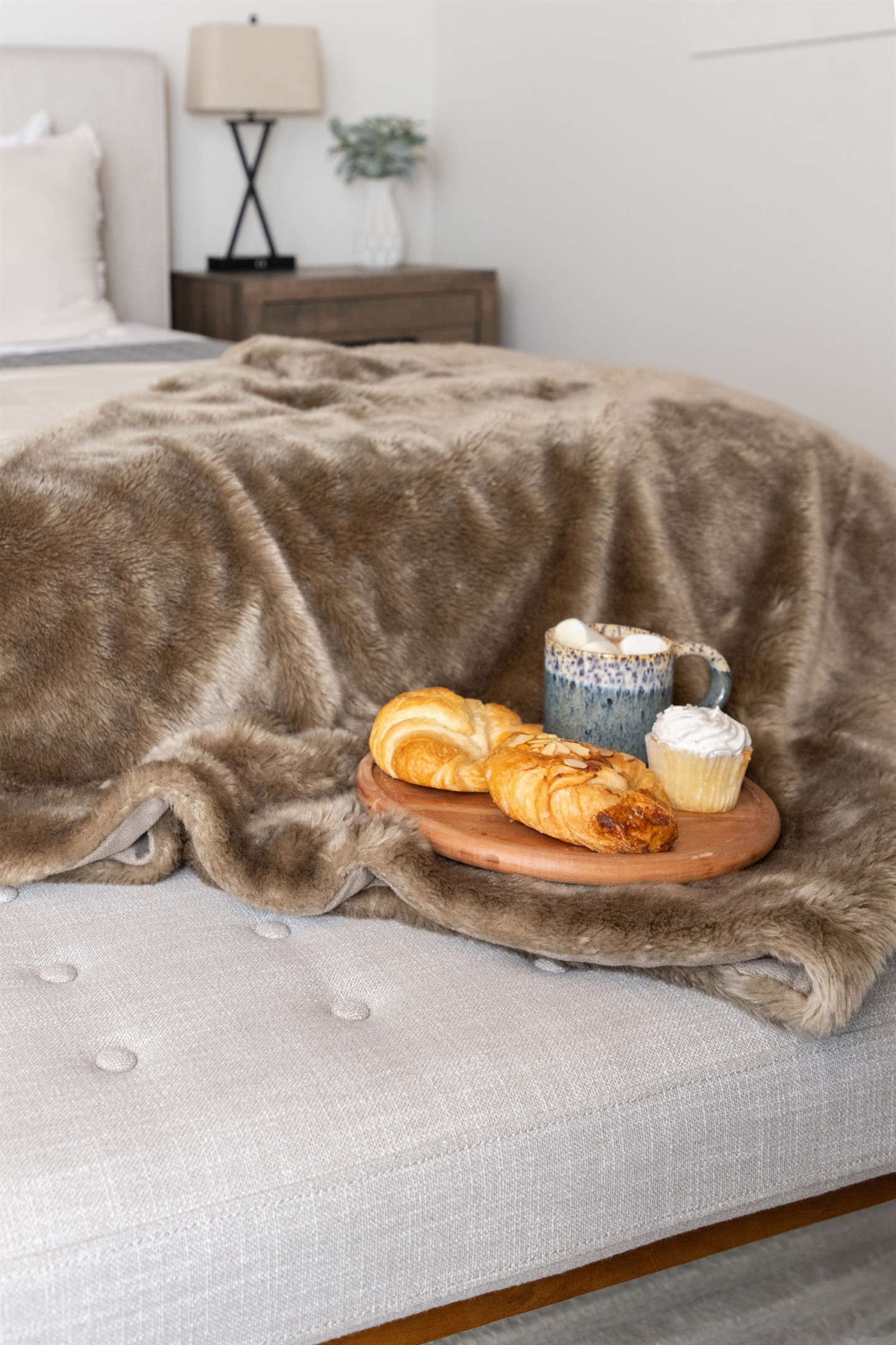 Enjoy breakfast in bed.