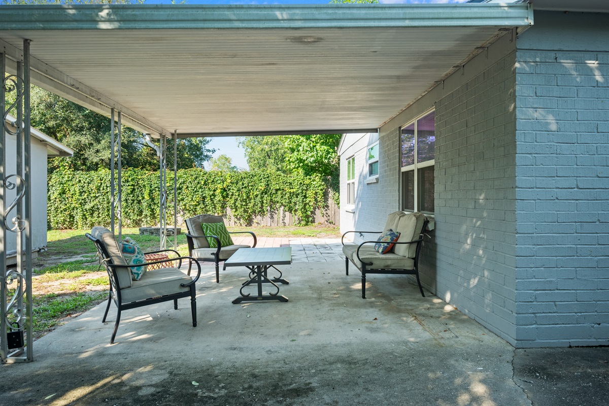 Back Patio | With Seating