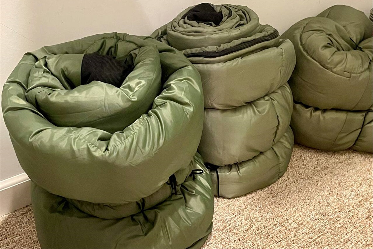 3 kid size sleeping bags 