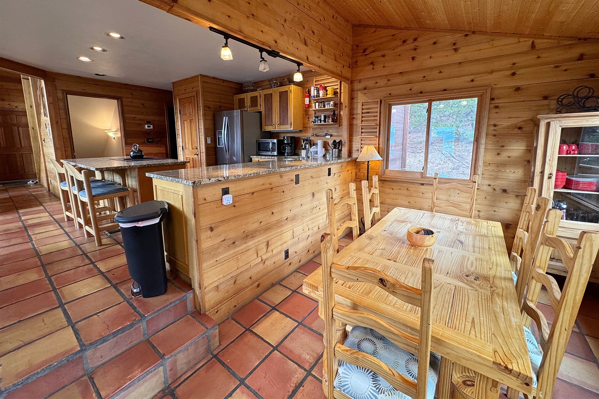 Informal dining area