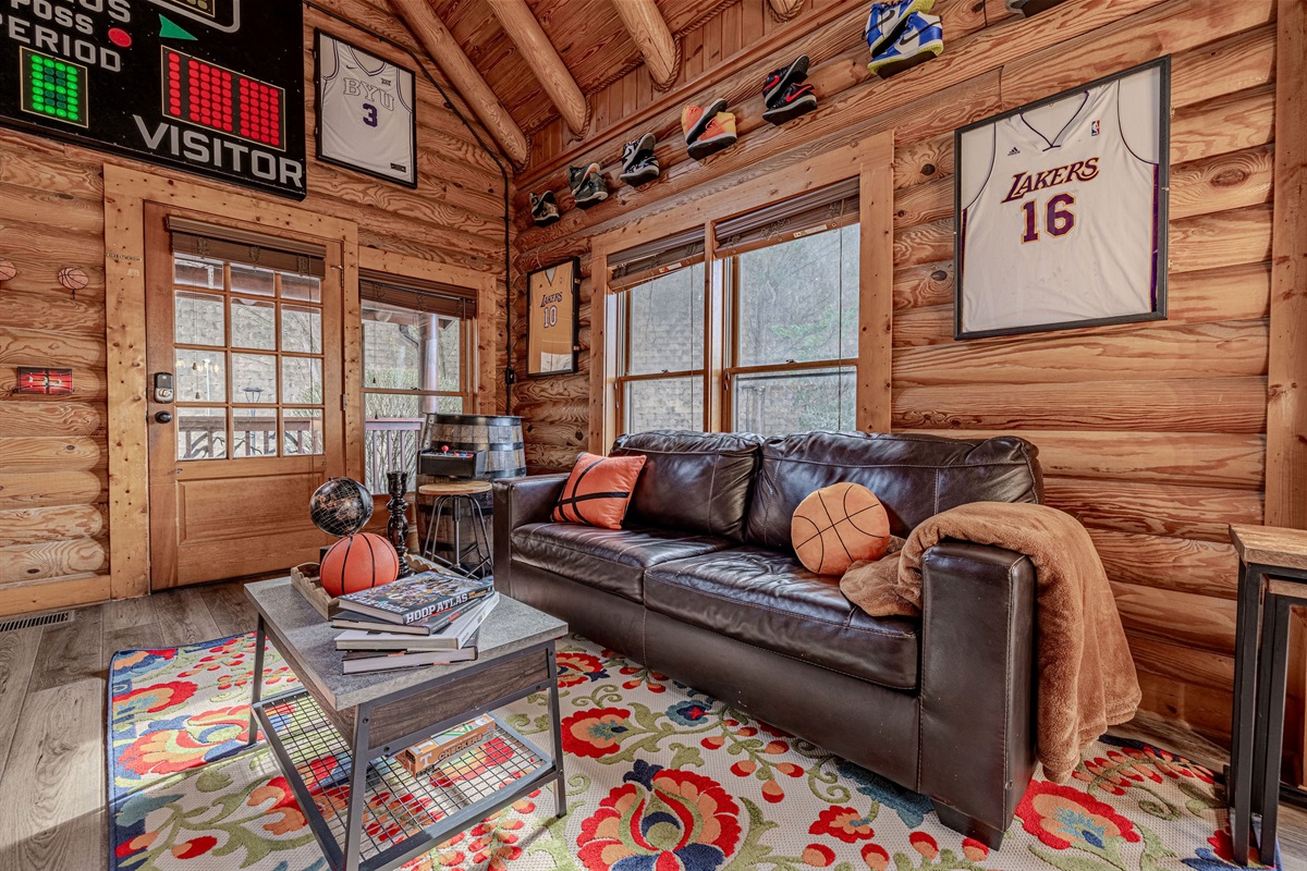 enjoy movie nights at our living room