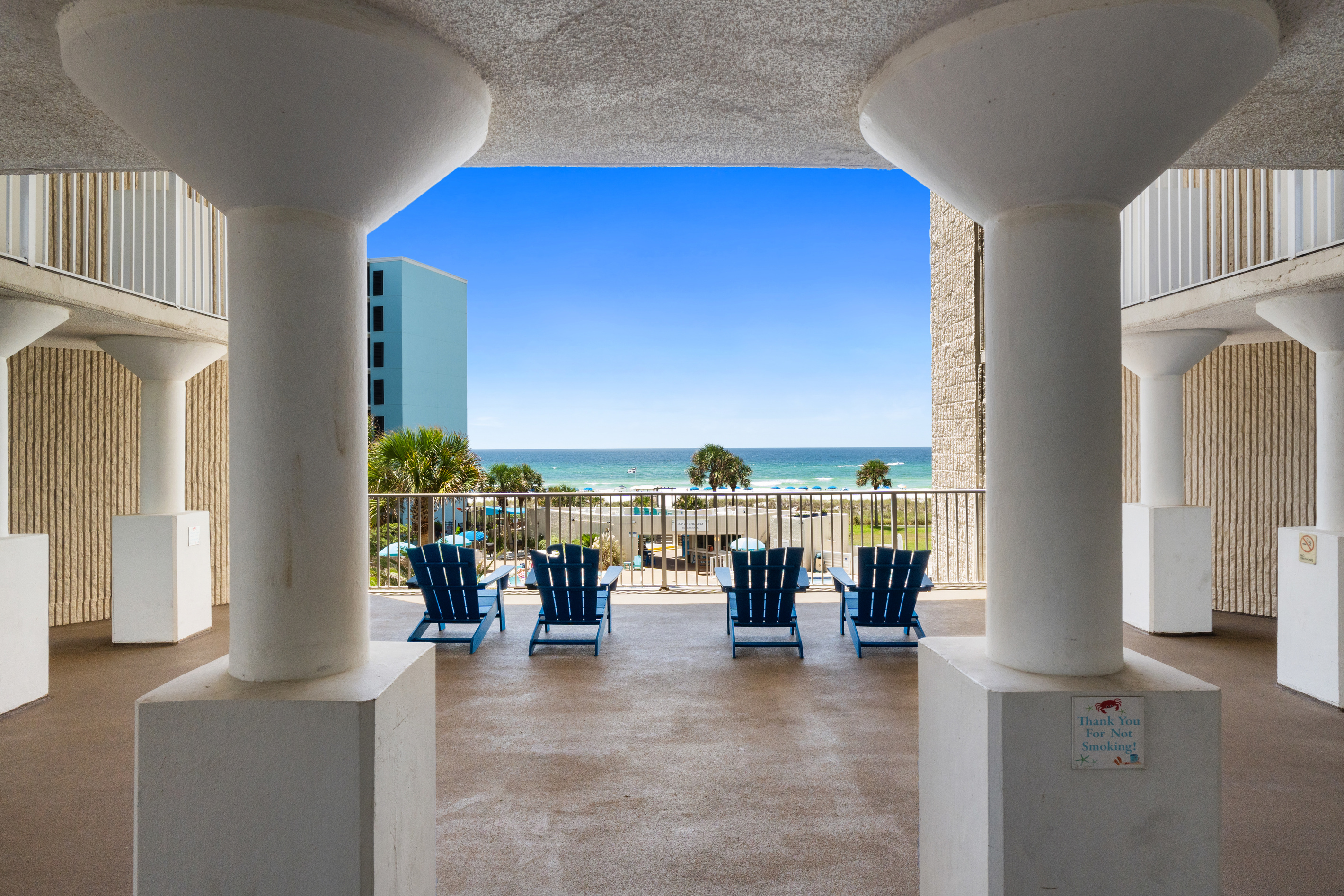 Outdoor common area sitting