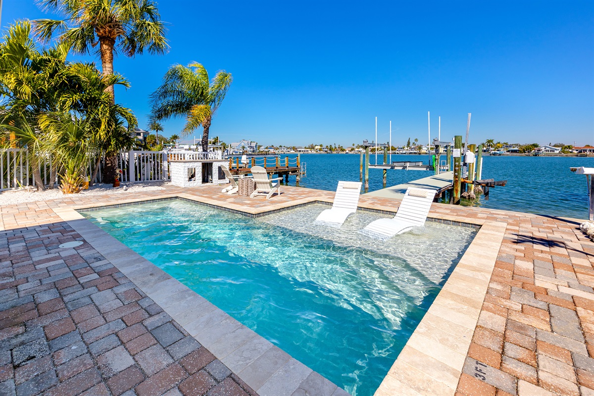 Use the dock for fishing or just hanging out