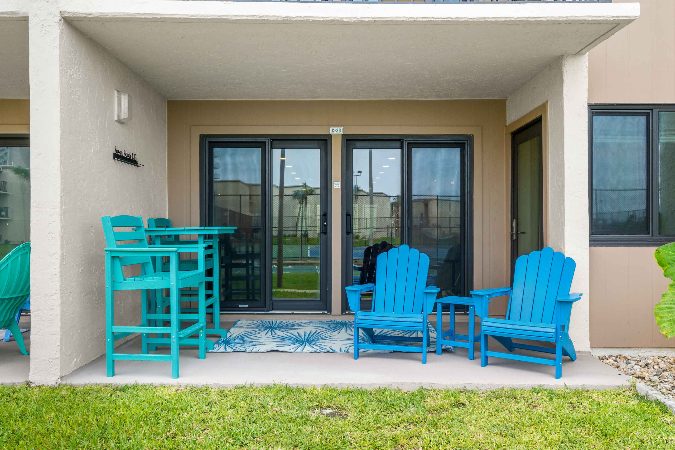 Outside Patio with Outdoor Seating